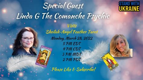 <b>Linda</b> was born in Georgia and is of Irish and Scottish descent from her father's side, as well as of <b>Comanche</b> and Mexican descent from her mother's side. . Linda g comanche psychic